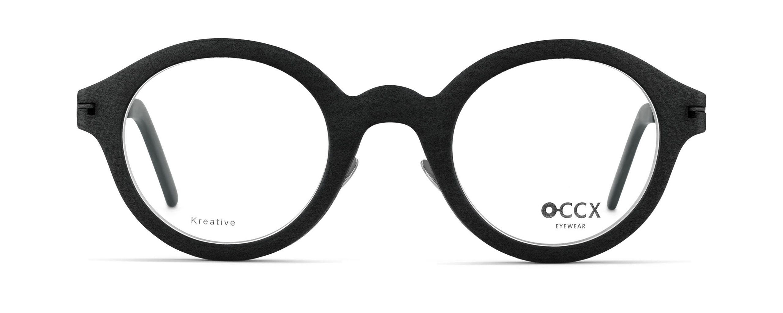 O-CCX Eyewear Avantgarde Kreative Schieferschwarz